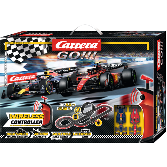 F1 Formula Free Racing Wireless Racebaan - Carrera Go - 62581