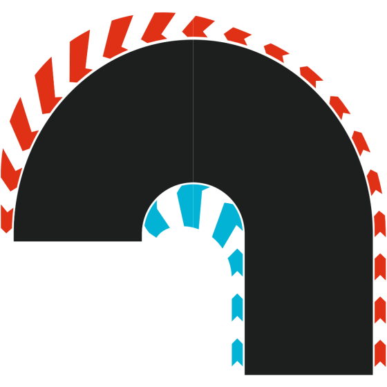 Hairpin Curve 180 degree...