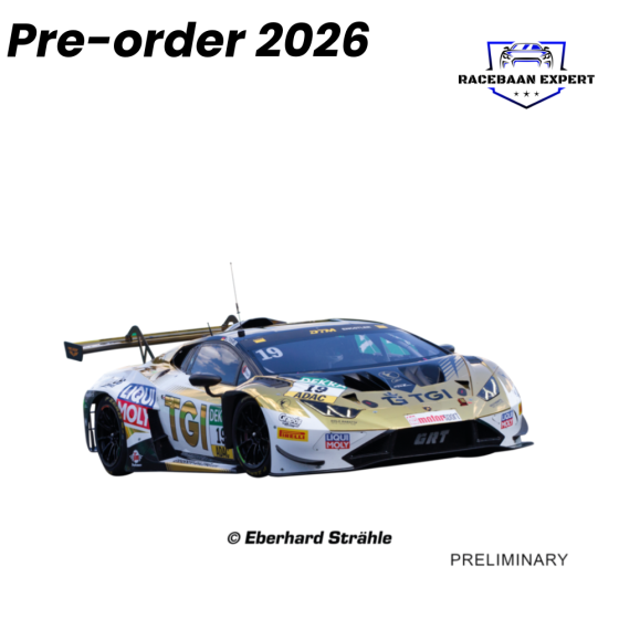 Lamborghini Huracán GT3 Evo2 "GRT Grasser Racing, No.19" DTM 2025 - Carrera Digital 124 - 24019
