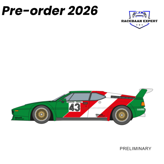 BMW M1 Procar "BMW France, Dieter Quester, No.43" - Carrera Digital 124 - 24022