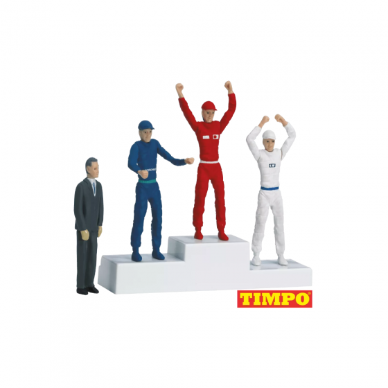 Winnner's podium - Carrera...